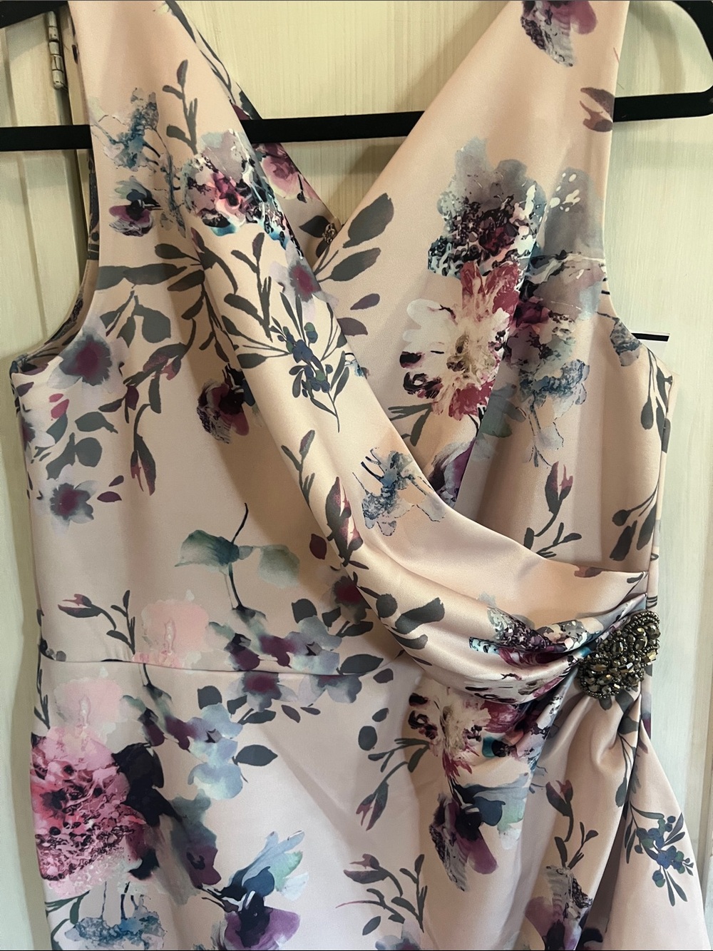 Alex Evenings Dress in Blush Pink sz 14